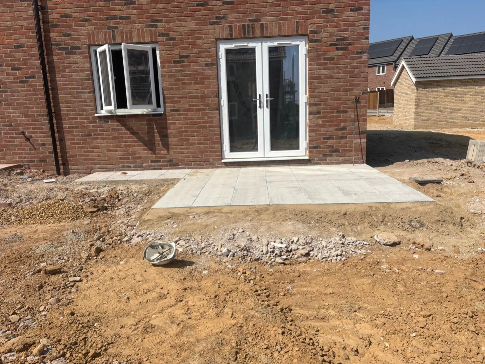 residential patio paving Norwich Norfolk groundworks